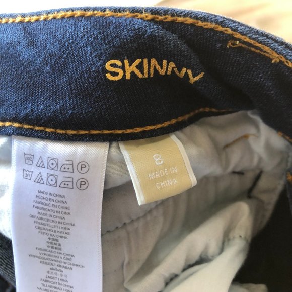 🛍️🛍️SOLD Sz 8 Michael Kors izzy skinny denim jeggings - Picture 6 of 8